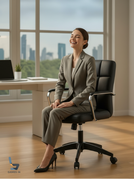 Melhor Custo-Benefício: A Cadeira Giratória para Escritório Fitz Preta é a Cadeira Secretária Giratória Perfeita para um Setup Cadeira Escritório Ergonômica