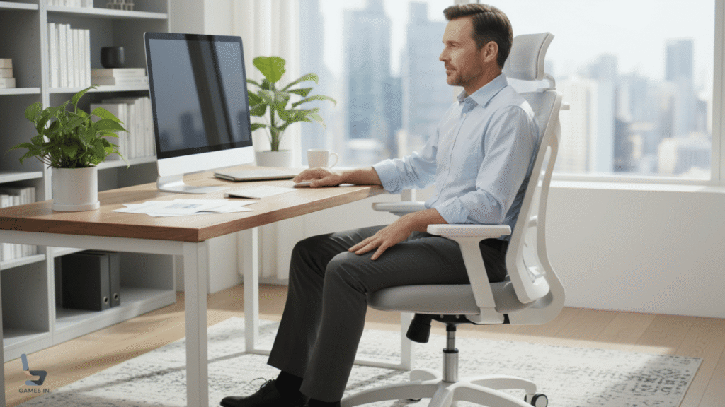 Tokio: Cadeira De Escritório Ergonômica Branca