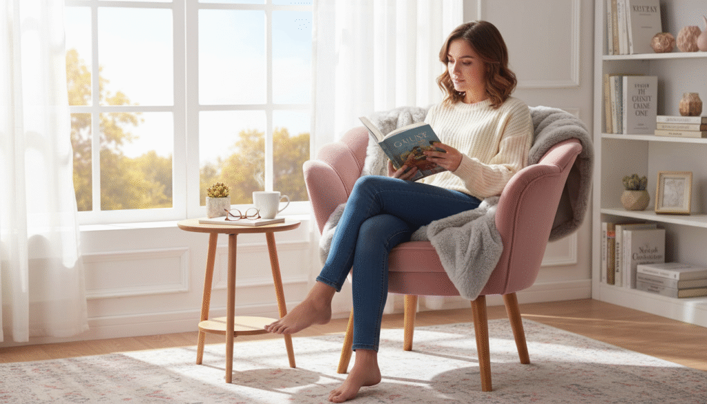 Poltronas Petala Quarto Recepção Salao Sala Decoração Escritório Consultório - Platinum Decor