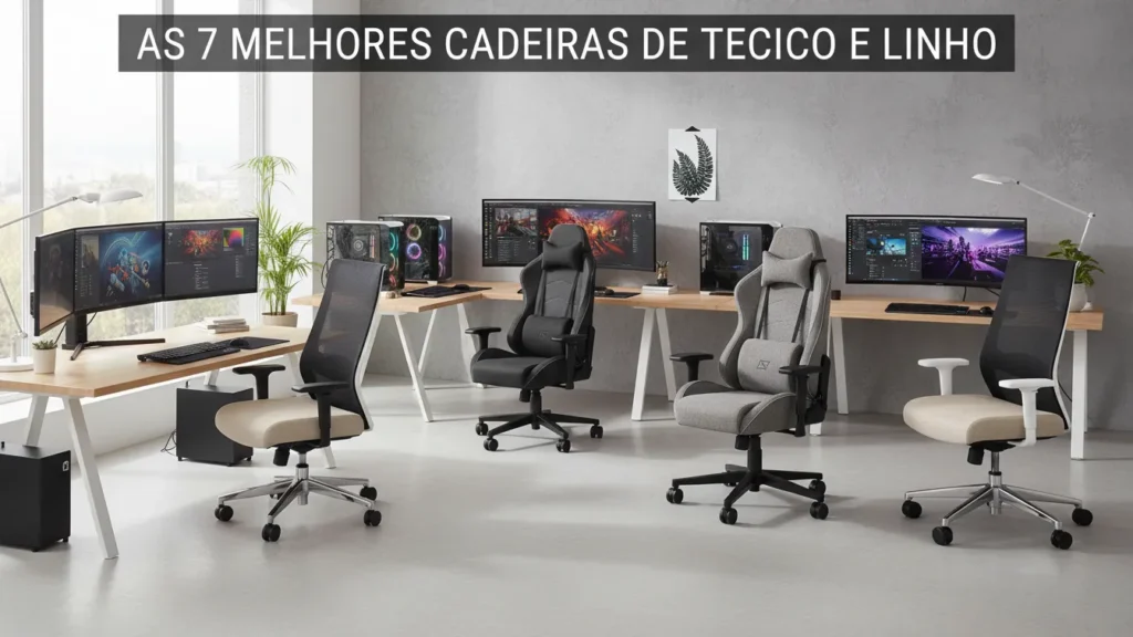 As 7 Melhores Cadeiras de Tecido e Linho em 2025! (Elements, LarkLeaves, Python Fly e mais!)