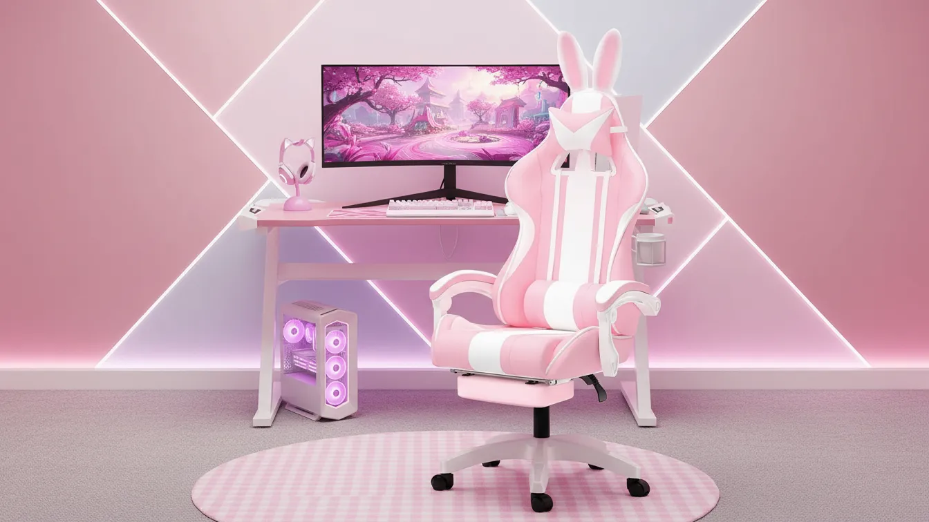 Cadeira Gamer Dowinx Gato com Massagem Vale a Pena O Sonho Kawaii!