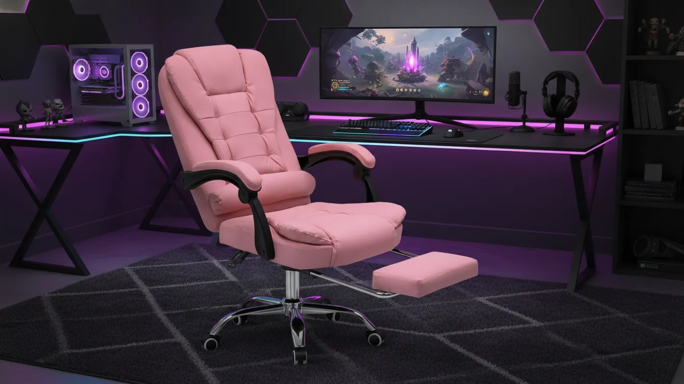 Cadeira Presidente Rosa Python Fly Vale a Pena Conforto e Estilo em 150kg!